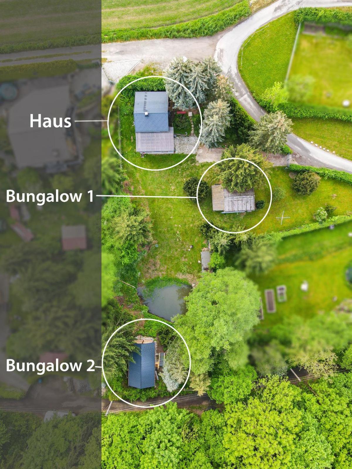 Waldfrieden Bungalow Garnsdorf Εξωτερικό φωτογραφία